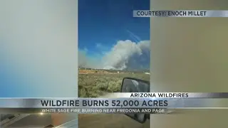 White Sage Fire moves to 4 percent containment