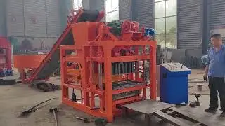 Fully Automatic Qt4-25 Brick Making Machine Concrete Block Molding Machine Cement Block Machine