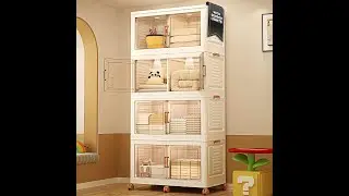 Foldable Stackable Storage Bins