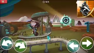 Gravity Rider: Extreme Balance Space Bike Racing - Racing - Gameplay Tutorial - Part-1 (Android)