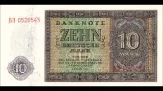 BANKNOTES GERMAN DEMOCRATIC REPUBLIC 1948 ISSUE