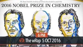 Trio awarded 2016 Nobel Prize in Chemistry for work on molecular machines