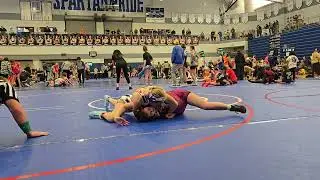 Simone Allen Clash of the Titans. Bumped up to 115 to get points. Win. Undefeated!