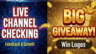 Channel Audit Live: Let’s Grow Together! live channel checking #growonyoutube #chennelchek