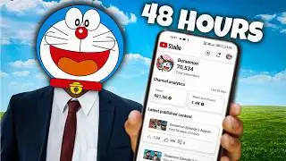 I Uploaded Doraemon Videos for 48 Hours Challenge (Shocking Result)