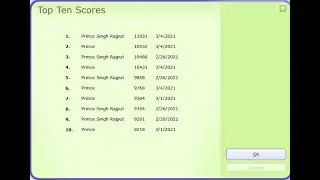 Typing Master||WordTris Game|| Scored 11031 points||