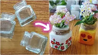 Mini Bottle art || Acrylic Bottle painting 🎨🖌️