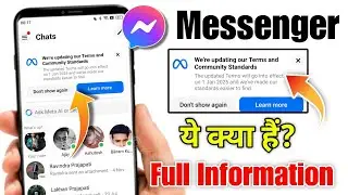 We're updating our terms and community standards messenger | we're updating our terms and community