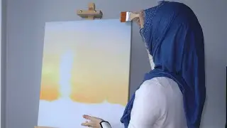 How To Paint A Realistic Sunset (with oil paint)