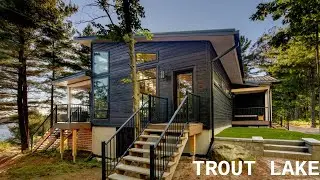 Trout Lake Minimalistic Timber Frame Custom Cottage | Ballantyne Builds