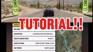 How to create your own race in forza horizon 5!!!