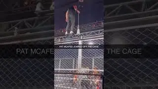 PAT MCAFEE OFF THE CAGE 😂😳 (via @nikoexxtra/IG) #shorts