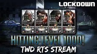 Hitting Level 1000! TWD RTS Stream  The Walking Dead: Road to Survival Conquest