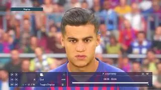 [4K HDR] PES 2019 DEMO FC Barcelona Player Faces