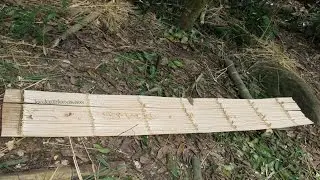 How to make a bamboo panel, Dayak Bidayuh Sarawak Borneo Travel 如何制作竹板 砂拉越土著达雅克原住民部落 穿越婆罗洲游踪