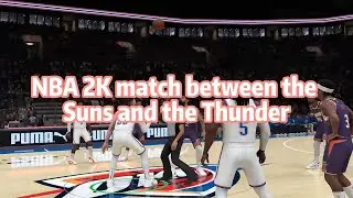 NBA 2K Western Showdown: Suns vs Thunder – KD & Booker Battle SGA#nba2k23 #nba #nbagames #nba2k