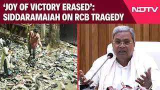 RCB Stampede | Siddaramaiah On RCB Tragedy: 'Stadium Capacity 35,000 But 2-3 lakh Turned Up'