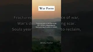 Fractured Unity (War Poem) #shorts #poems #subscribe