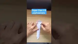 How to make : Paper Claw V.6 EASY #craft #origami #shorts