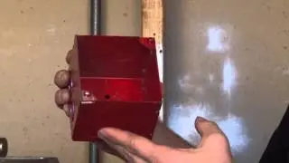 Square Box: Red, 3-1/2