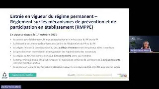Webinaire des nouveautés de l'APSAM - Automne 2025
