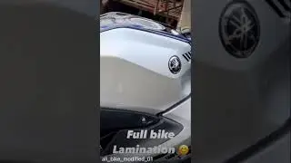 R15  lamination ||subscribe gays || #comedy #automobile #trending #splendor #lamination #modified