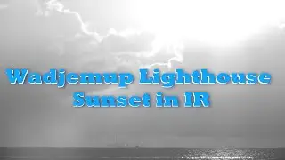 Wadjemup Lighthouse Sunset in Infrared