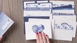 Glacier Winter Scrapbook Mat Pack by Creative Memories