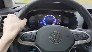VW T-Cross Highspeed on Autobahn