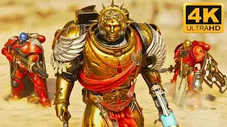 ЧЕМПИОН КРОВАВЫХ АНГЕЛОВ против вторжения тиранидов - Warhammer 40k Space Marine 2 (4K)