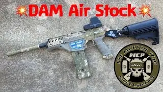 DYE DAM Air Stock Assembly & Test Fire // Dynamic Sports Gear
