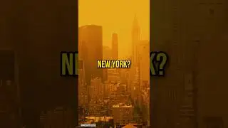 What Happened To New York And Canada???#travel #shorts #newyork : Canadian Wildfires