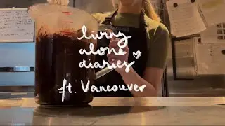 living alone in Vancouver | international student working part time | heavy snow | cook with me 👩🏻&zwj;🍳