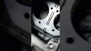 Kawasaki ER6 , pobór oleju, badanie endoskopem cylindrów