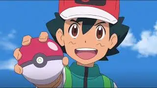 Ash catches a Dragonite English Dubbed