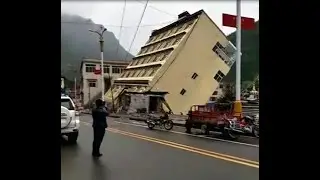 VIDEO: Floods In Tibet Wash Away Building