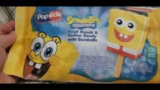 perfect spongebob popsicle with gumball eyes