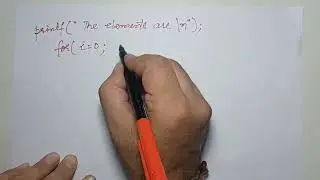 Storing data in 1-D Array || Prof. Puneet Sharma