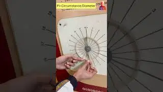 How To Calculate &pi; (Pi) | Original Maths😱 | Maths Experiment #maths #math