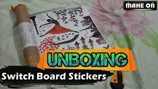 Switch Board stickers-Unboxing || MAHE ON || BODDU MAHENDER ||