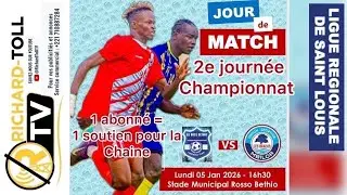 100% Football local 25/26 - LIGUE R&Eacute;GIONALE De  SAINT LOUIS : 2e Journee AS Ross Bethio VS US Mbilor