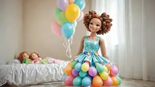 DOLL SIZED Balloon Dresses You Wont Believe Exist? @stuffzilla881