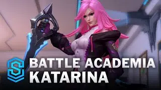 Battle Academia Katarina Wild Rift Skin Spotlight