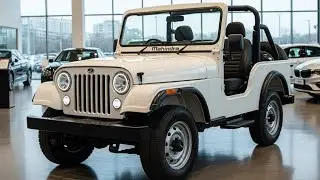 2026 Mahindra CJ3B Jeep 🔥 क्लासिक लुक के साथ दमदार वापसी | कीमत, फीचर्स और ऑफ-रोड परफॉर्मेंस 🚙