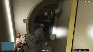 GTA V: Union Depository Heist Epic 10 Star Cop Battle + Escape