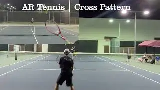 AR Tennis - Cross Pattern Target Training