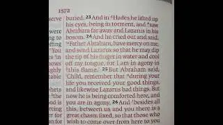✝️ Gospel of Luke16: 19-31#BibleScripture #Luke16 #GodsWord #richmanandlazarus #Hades #GetSaved #LSB