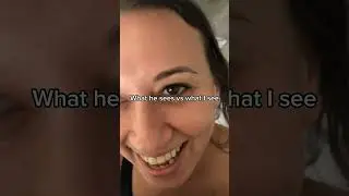 What he sees vs what i see: a hilarious height difference!#couplecomedy #funnyperspective