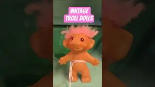 Troll dolls at Rosie's Vintage, here on Long Island! #TrollDolls #VintageToys #Millenial #Toys
