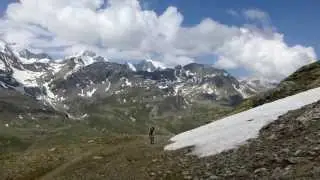 Piz LAGALB 2959m  MTB Passo Bernina Discesa dalla vetta -Abstieg Von Gipfel